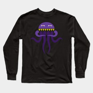 Ultros Purple Octopus Vector Art Long Sleeve T-Shirt